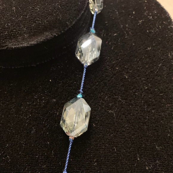 Semi precious crystal stone necklace, hand made - Picture 2 of 5